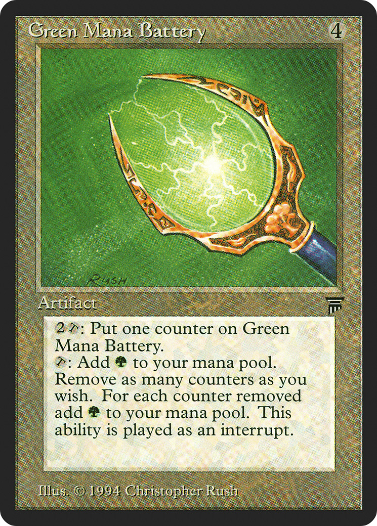 Green Mana Battery Card Image