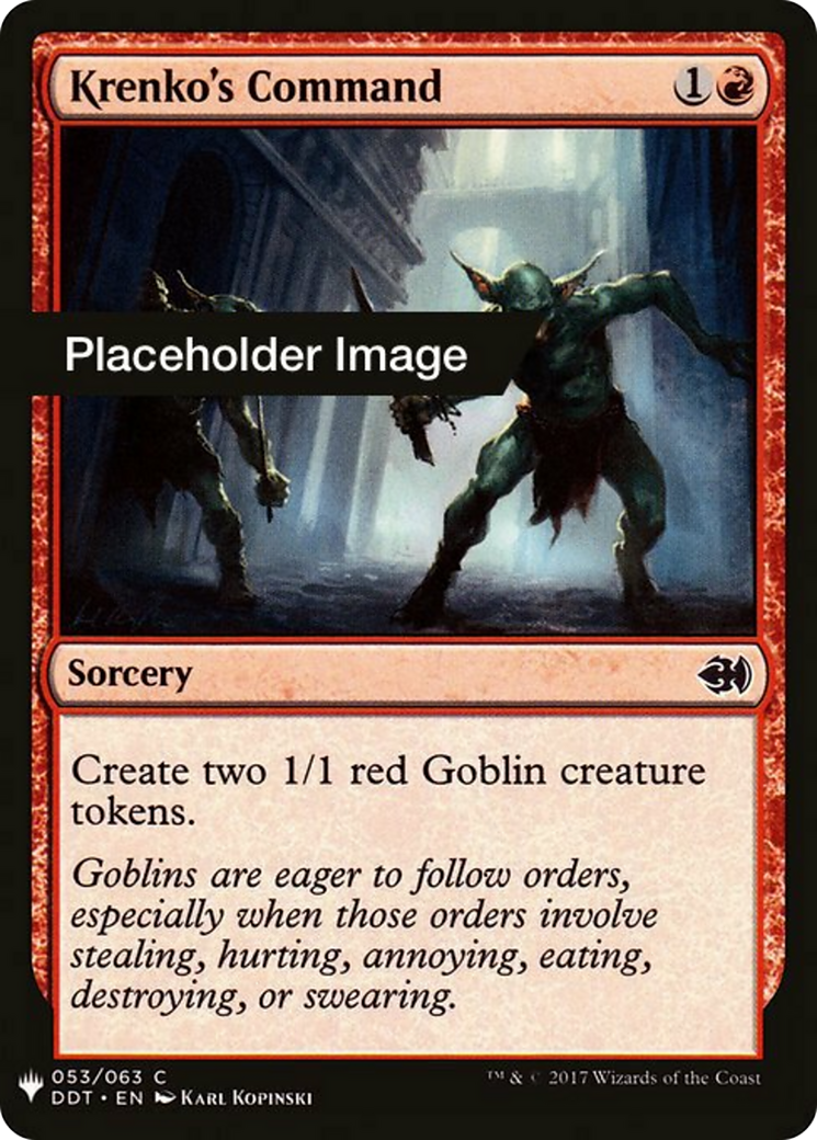 Krenko's Command Card Image