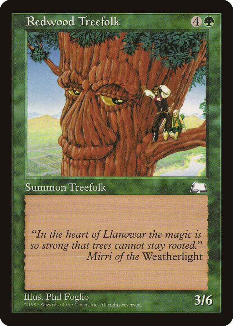 Redwood Treefolk Card Image