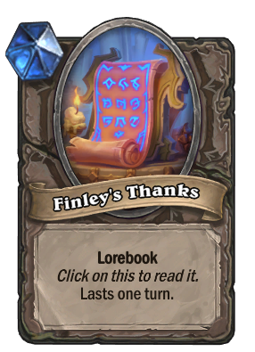 Finley's Thanks Card Image