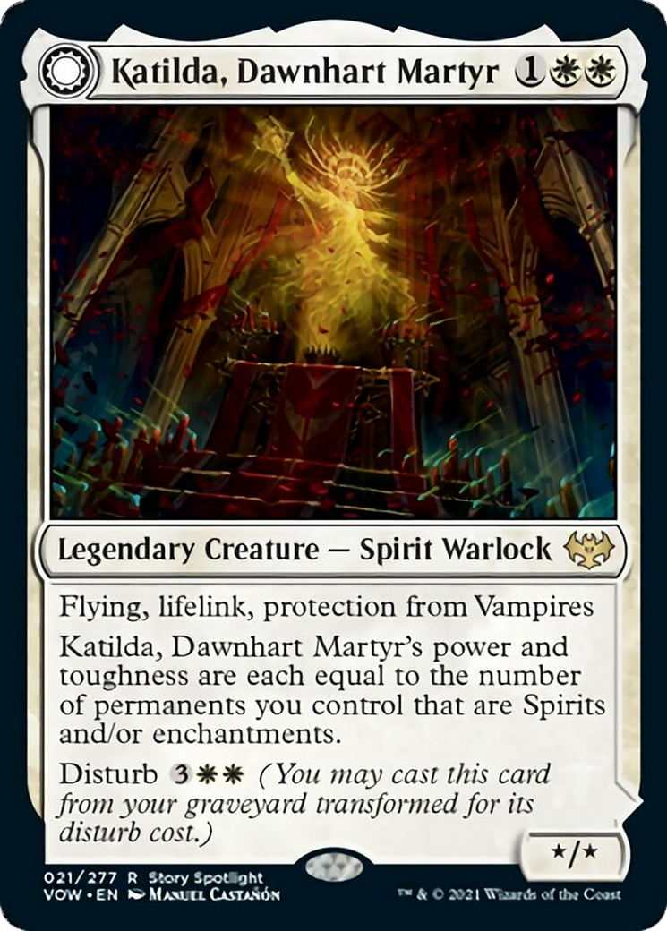 Katilda, Dawnhart Martyr // Katilda's Rising Dawn Card Image