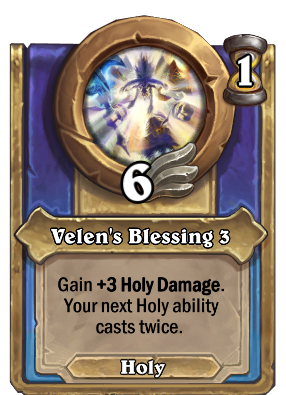 Velen's Blessing 3 Card Image