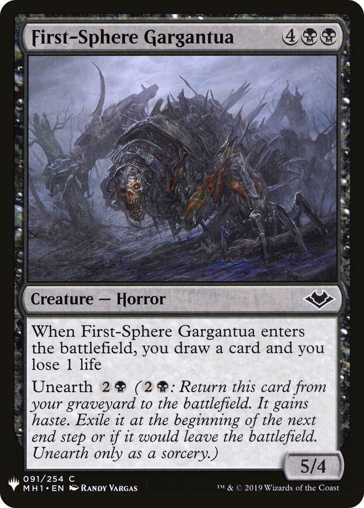 First-Sphere Gargantua Card Image