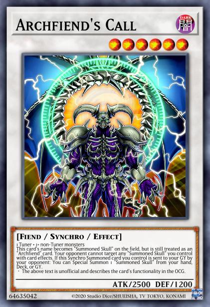 Archfiend's Call Card Image