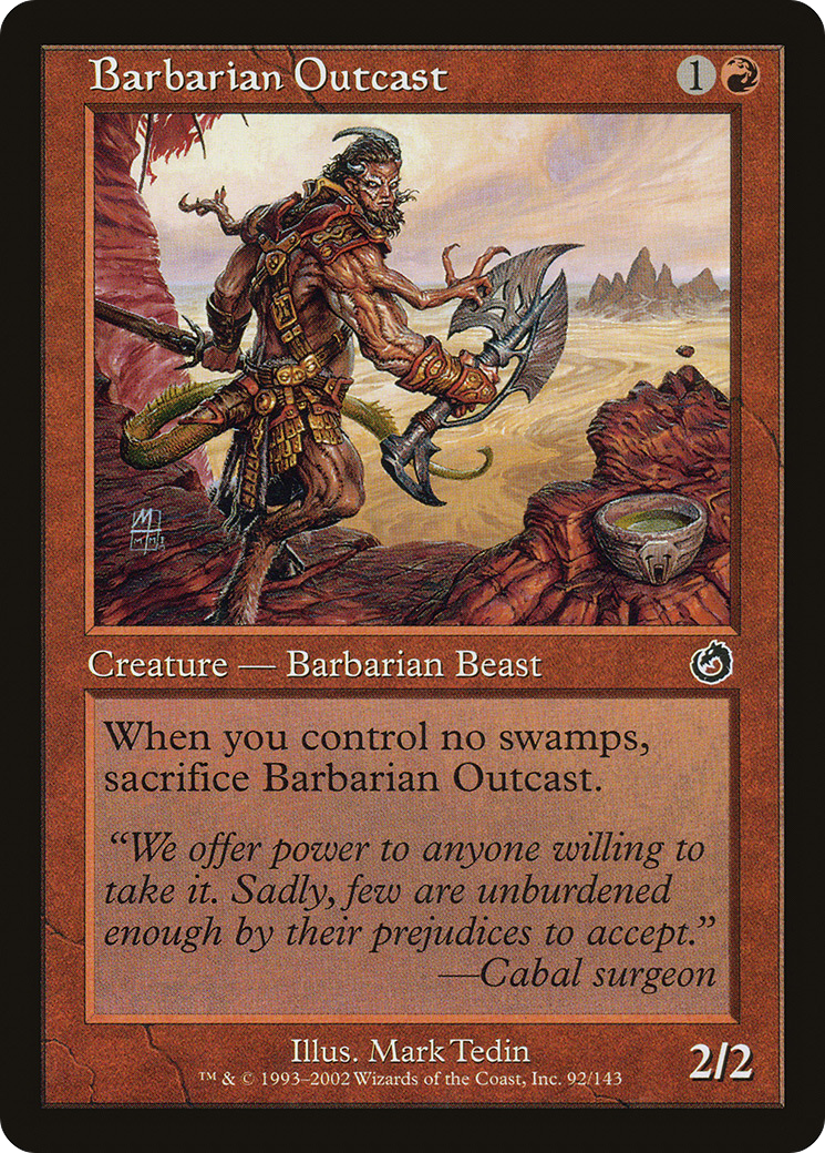 Barbarian Outcast Card Image