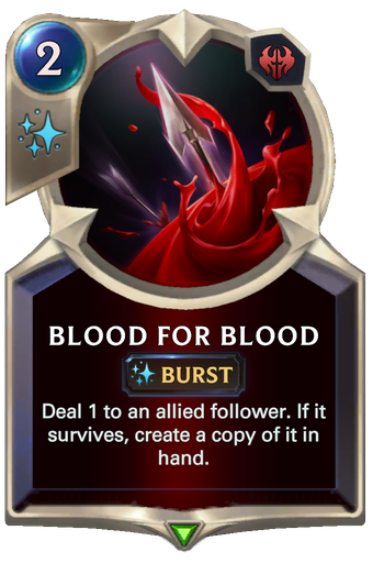 Blood for Blood Card Image