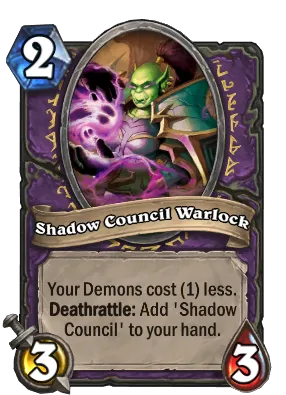 Shadow Council Warlock Card Image