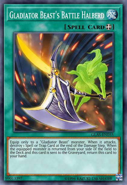 Gladiator Beast's Battle Halberd Card Image