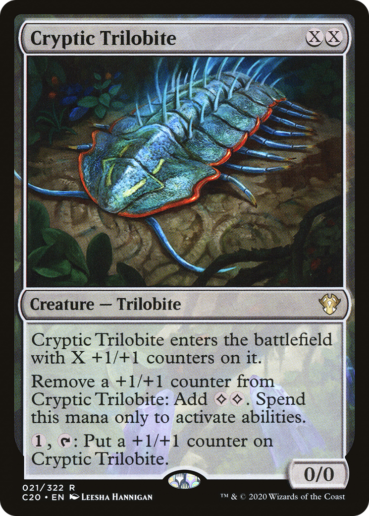 Cryptic Trilobite Card Image