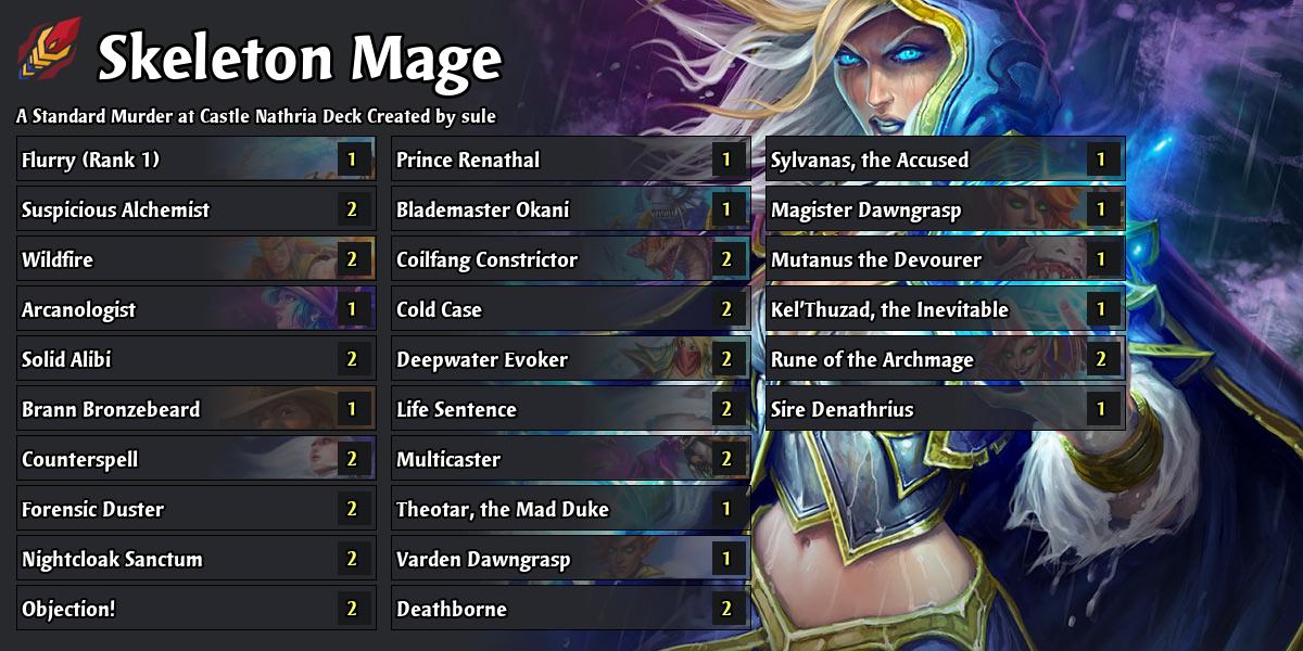 Uninstall Mage - Maw and Disorder Theorycraft - Hearthstone Deck ...