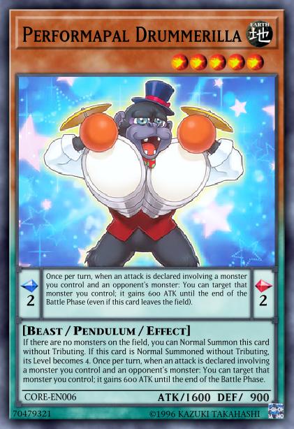 Performapal Drummerilla Card Image