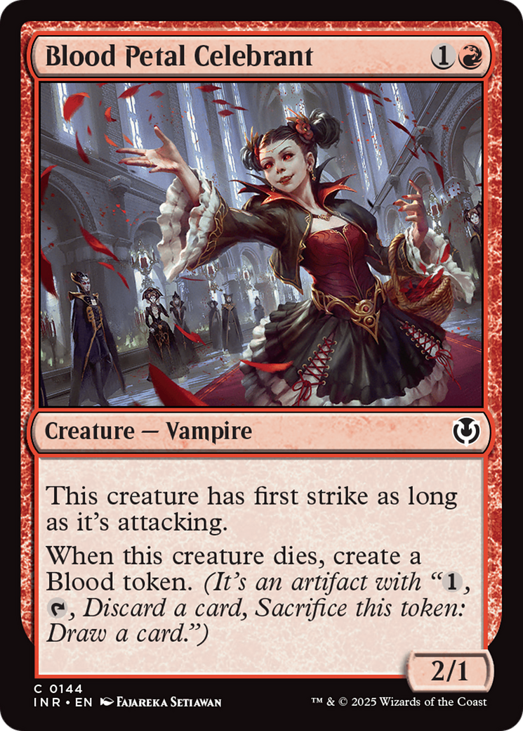 Blood Petal Celebrant Card Image