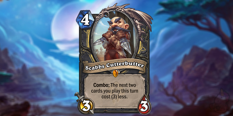 Blizzard Reveals a New Forged in the Barrens Legendary Rogue Card - Scabbs Cutterbutter