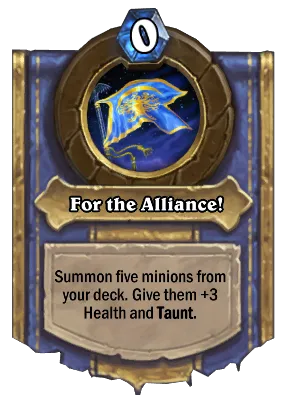 For the Alliance! Card Image