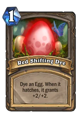 Red Shifting Dye Card Image