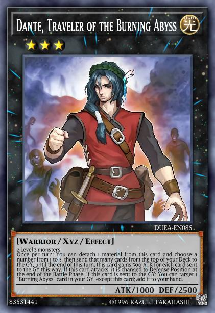 Dante, Traveler of the Burning Abyss Card Image