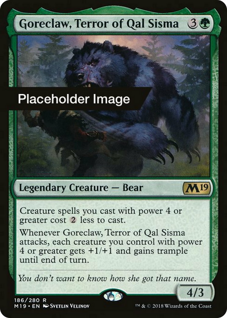 Goreclaw, Terror of Qal Sisma Card Image