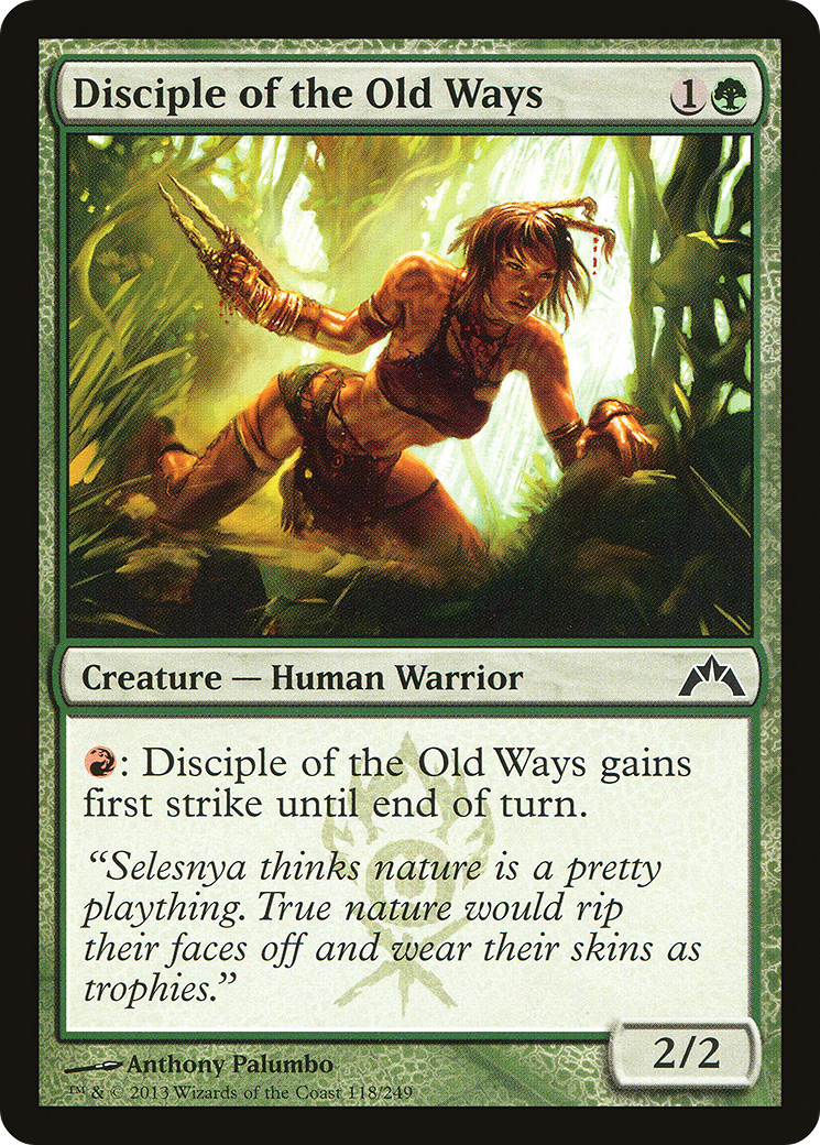 Disciple of the Old Ways Card Image