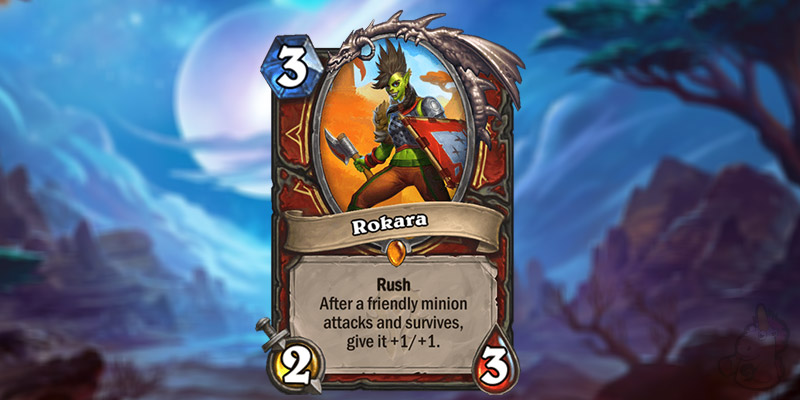 AmazingLP Reveals a New Forged in the Barrens Legendary Warrior Card - Rokara