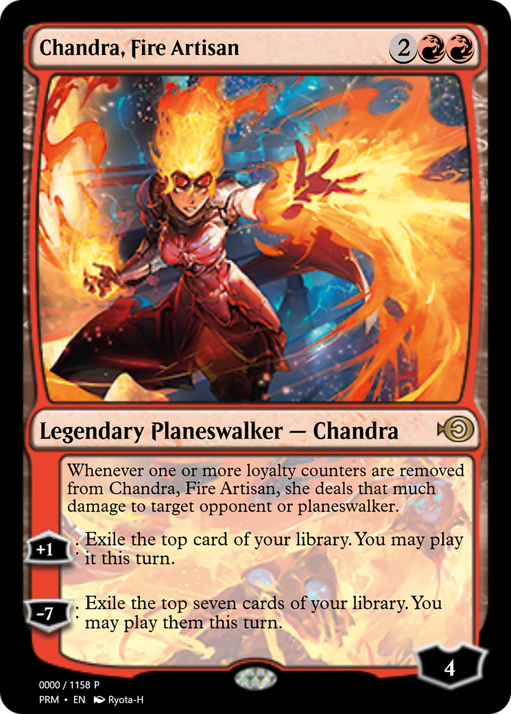 Chandra, Fire Artisan Card Image