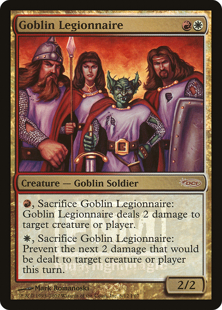 Goblin Legionnaire Card Image