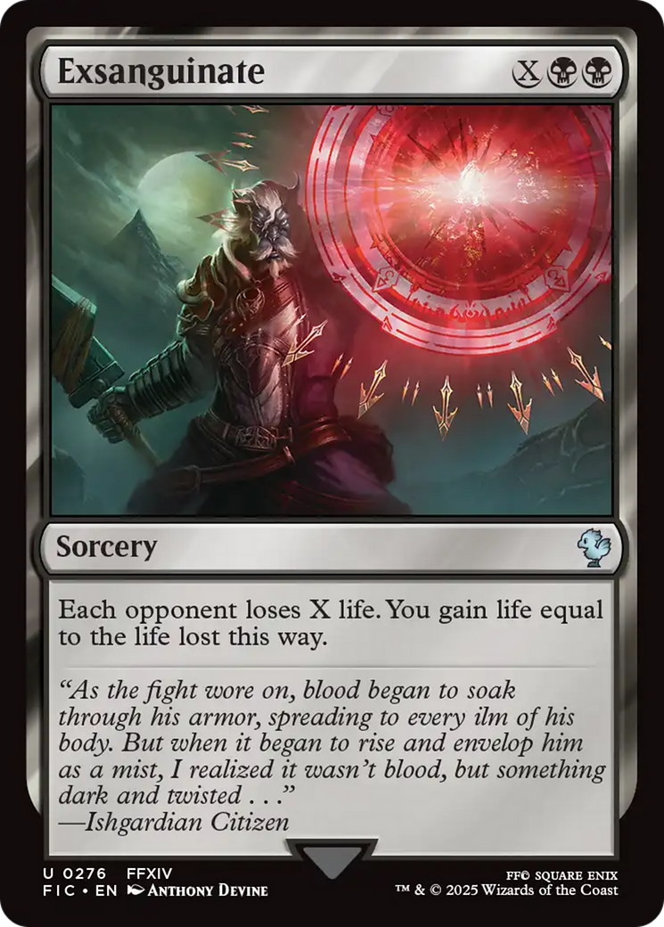 Exsanguinate Card Image