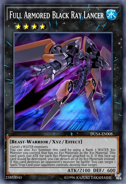 Full Armored Black Ray Lancer Card Image
