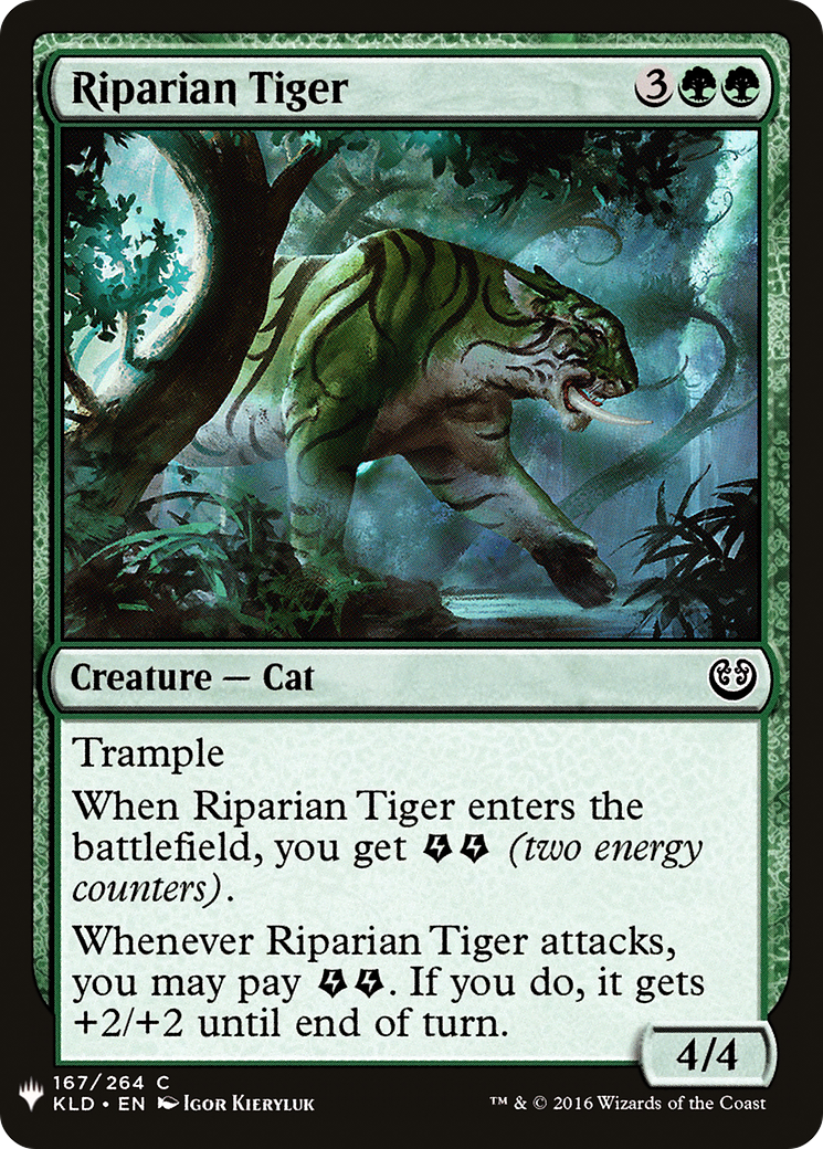 Riparian Tiger Card Image