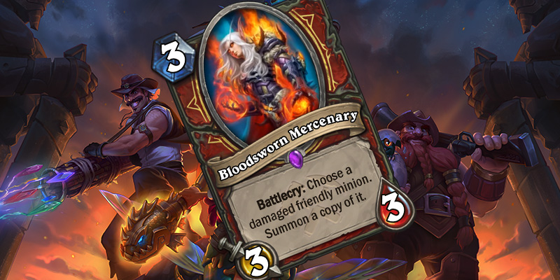Uldum Warrior Card Reveal - Bloodsworn Mercenary