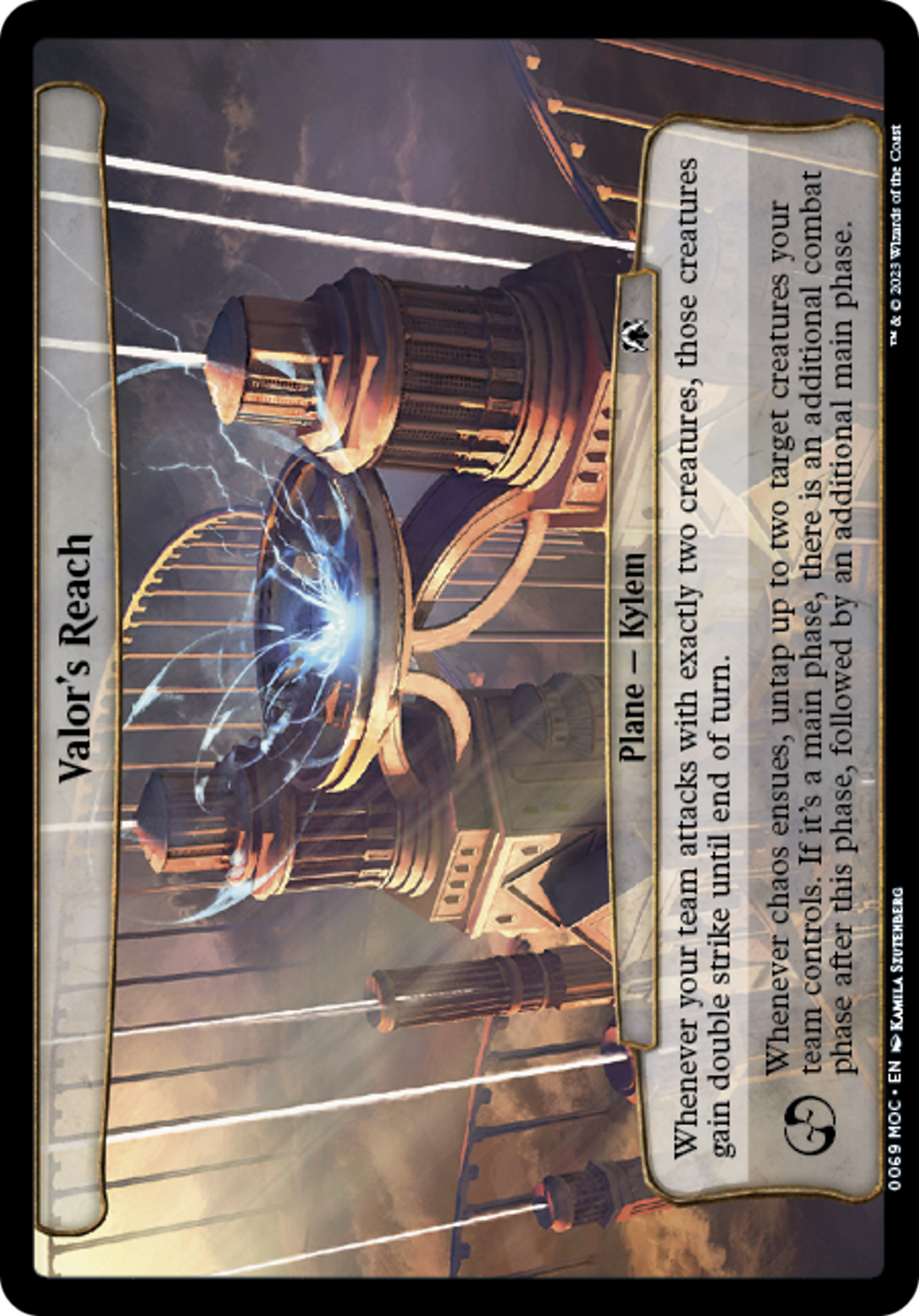 Valor's Reach Card Image