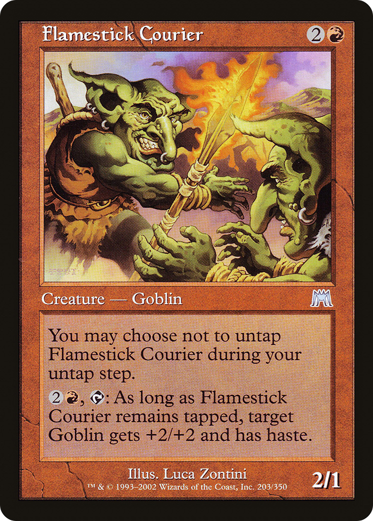 Flamestick Courier Card Image