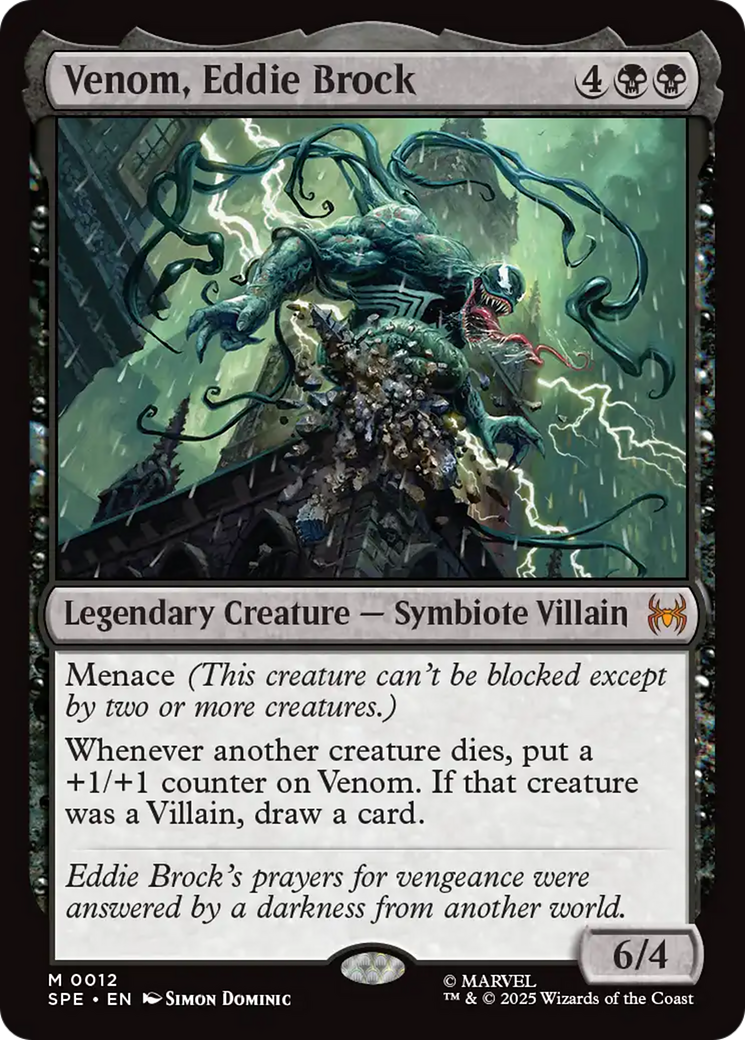 Venom, Eddie Brock Card Image