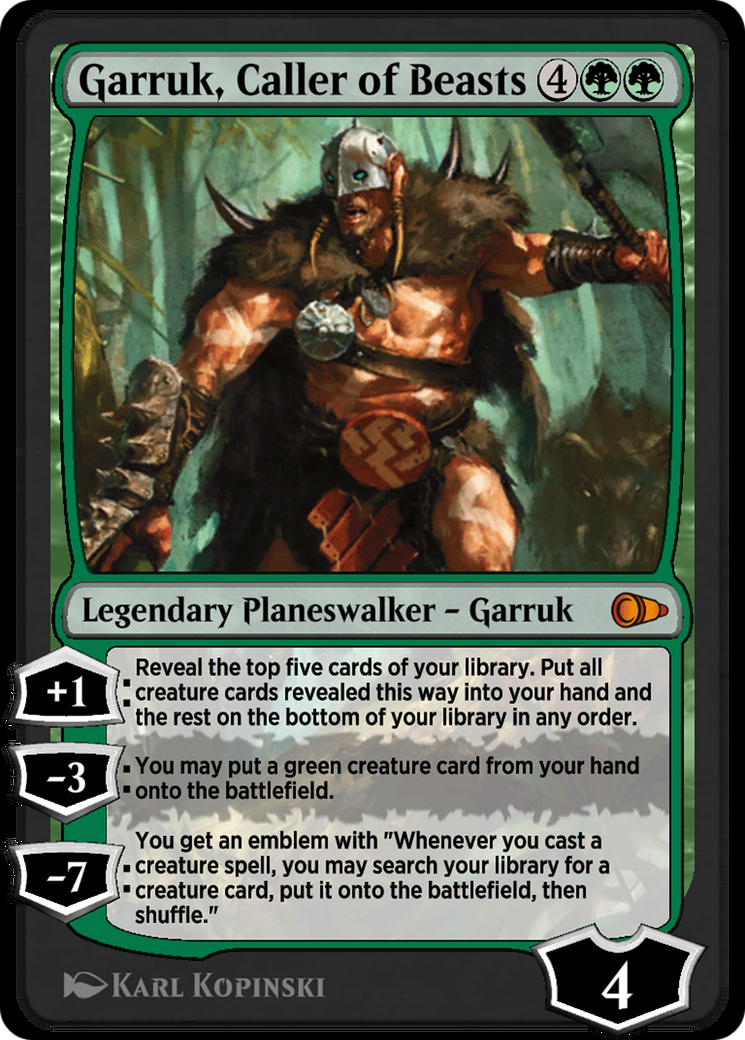 Garruk, Caller of Beasts Card Image