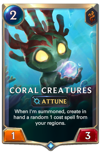 Coral Creatures Card Image