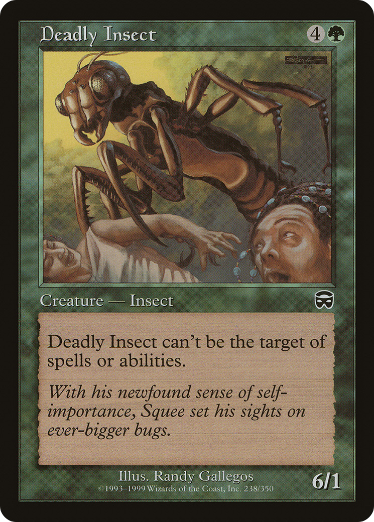 Deadly Insect Card Image