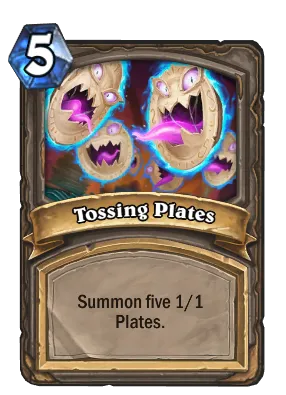 Tossing Plates Card Image