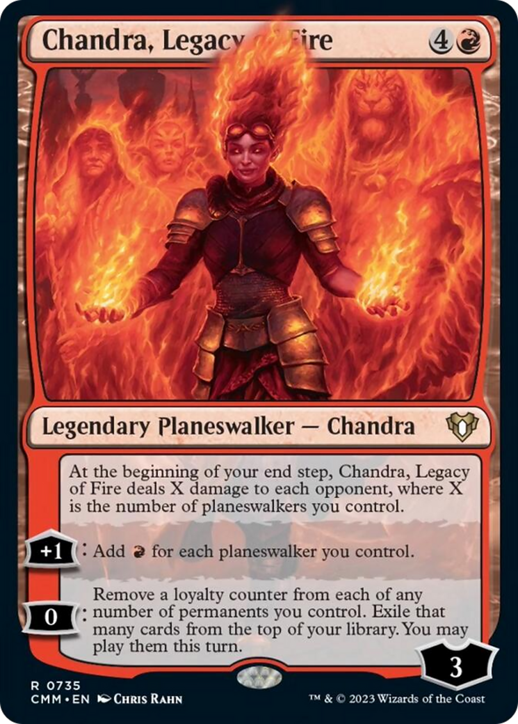Chandra, Legacy of Fire Card Image