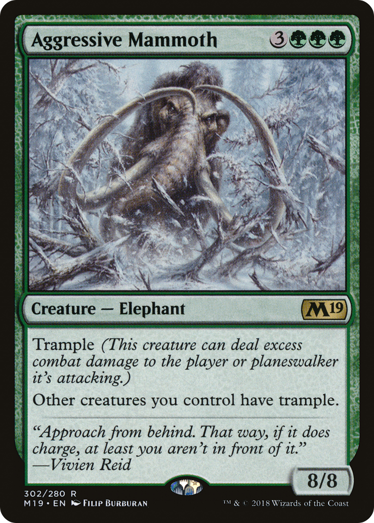 Aggressive Mammoth Card Image