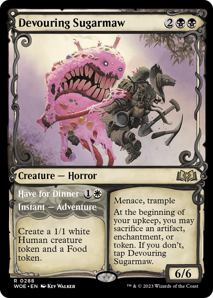 Devouring Sugarmaw // Have for Dinner Card Image