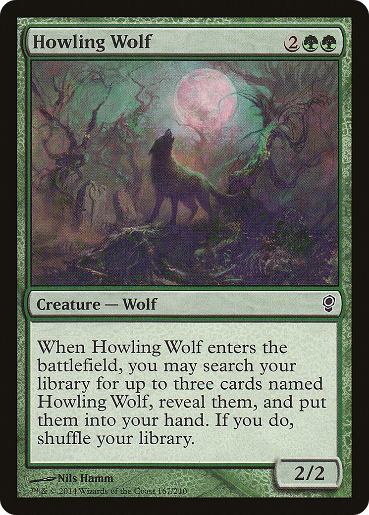 Howling Wolf Card Image