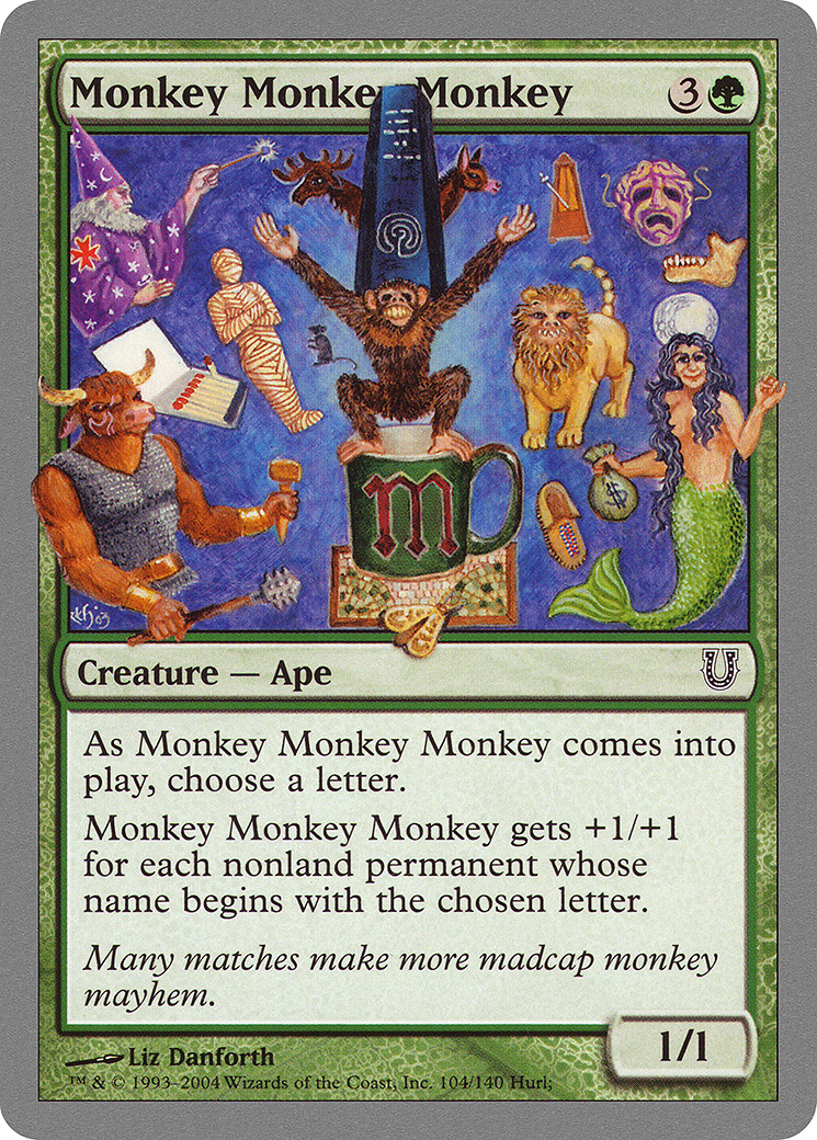 Monkey Monkey Monkey Card Image