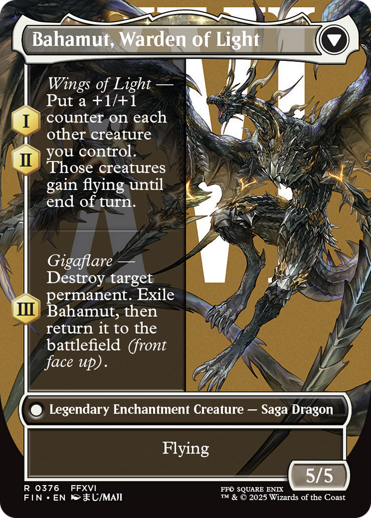 Dion, Bahamut's Dominant // Bahamut, Warden of Light Card Image