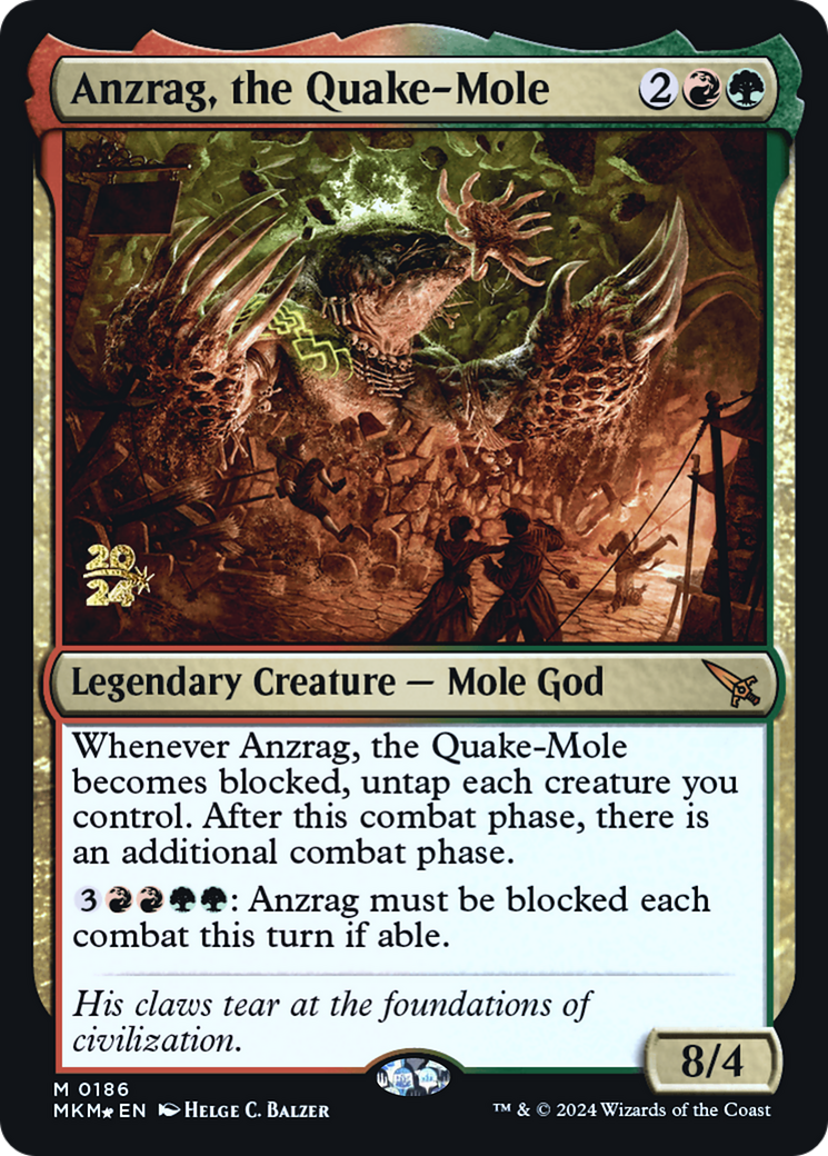 Anzrag, the Quake-Mole Card Image