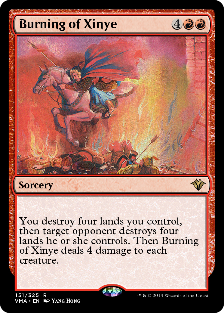 Burning of Xinye Card Image