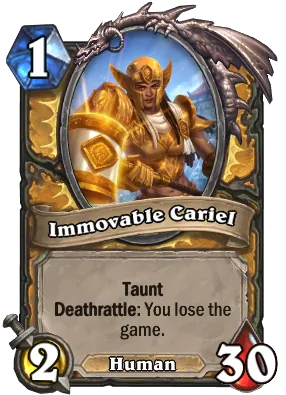 Immovable Cariel Card Image