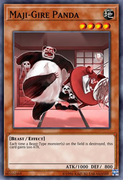 Maji-Gire Panda Card Image