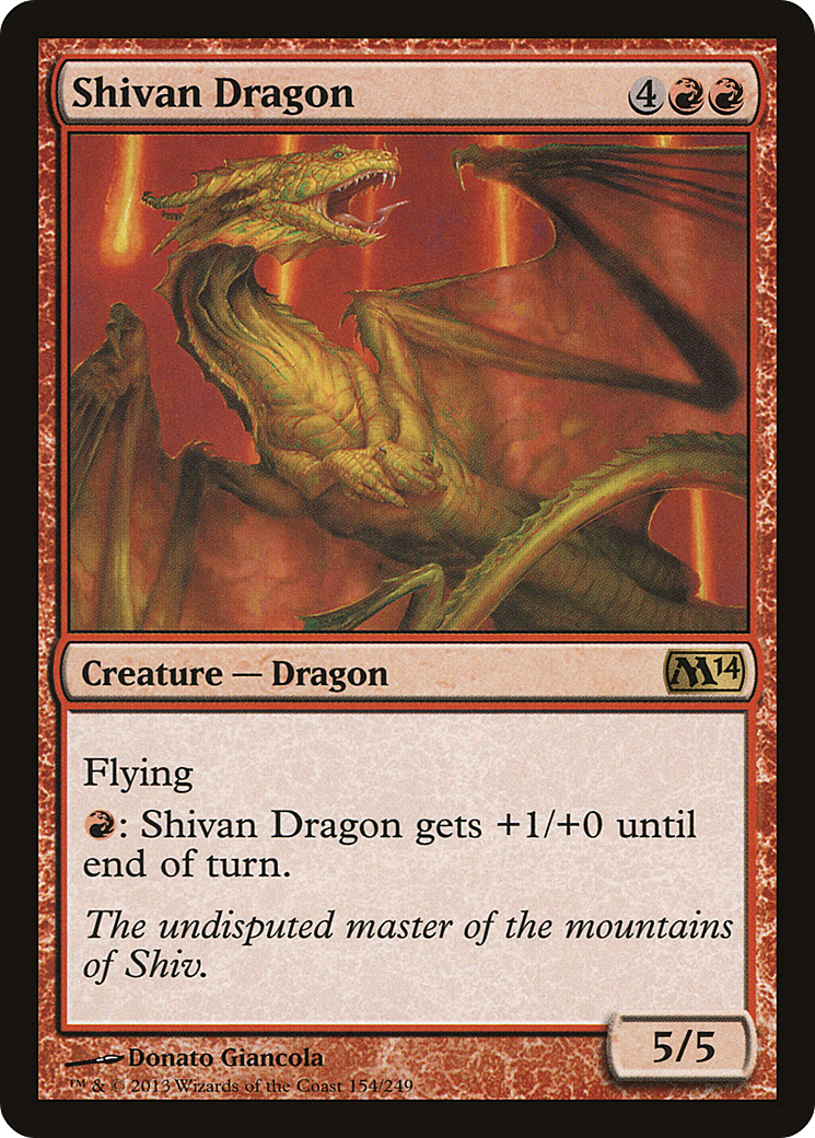 Shivan Dragon Card Image