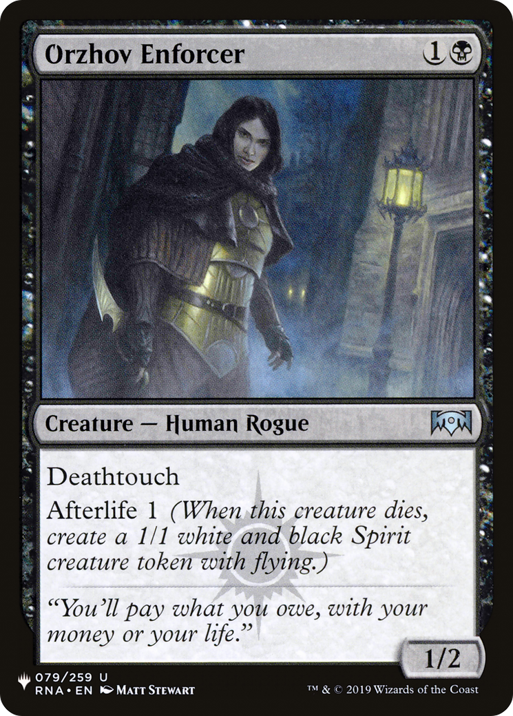 Orzhov Enforcer Card Image