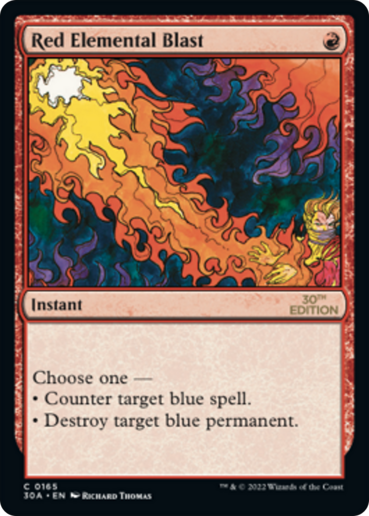 Red Elemental Blast Card Image