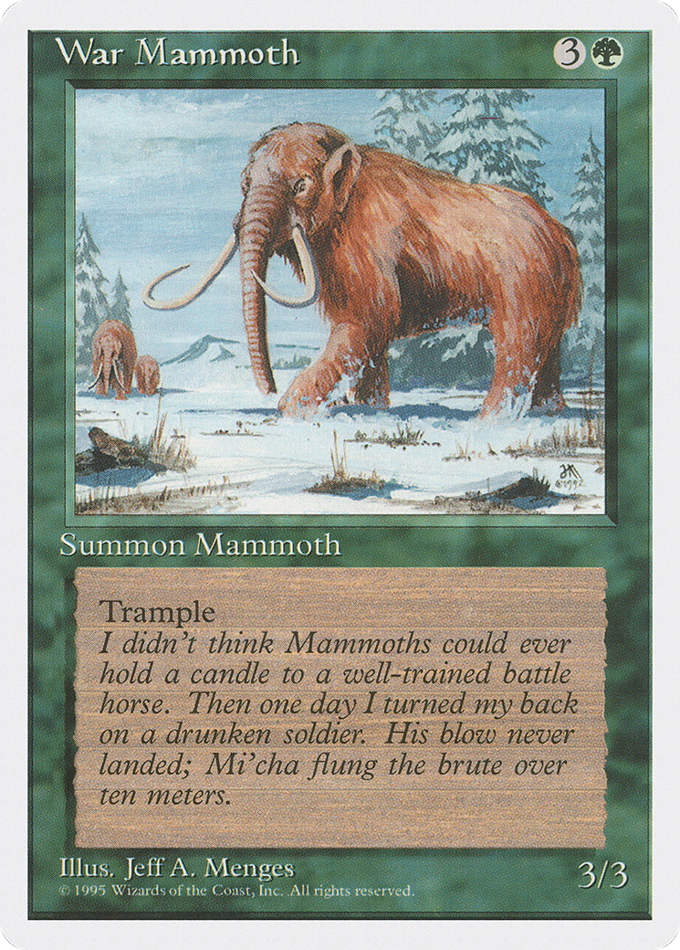 War Mammoth Card Image